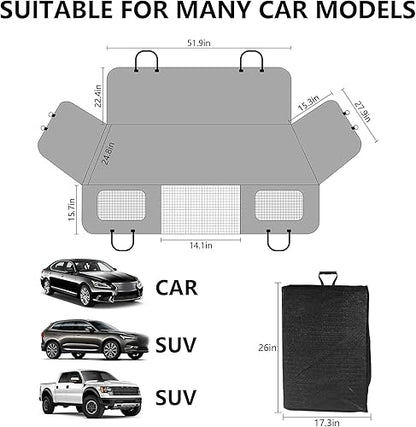 Nextybuy™ Back Seat Extender & Dog Car Seat Cover