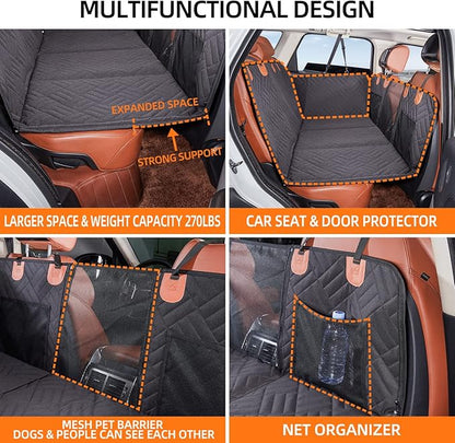 Nextybuy™ Back Seat Extender & Dog Car Seat Cover