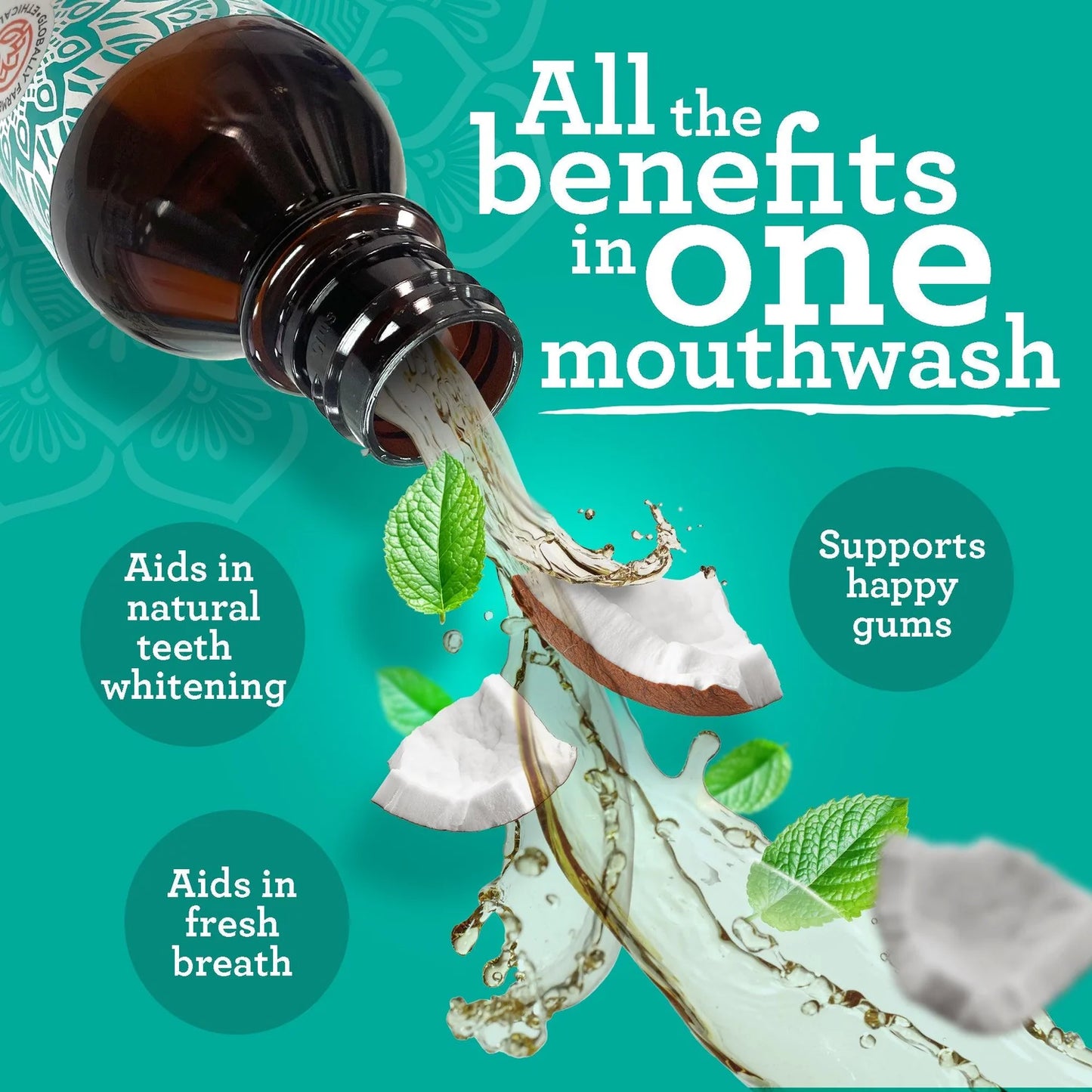 NextBuy™️ Guru Nanda Coconut Oil Pulling with Essential Oils