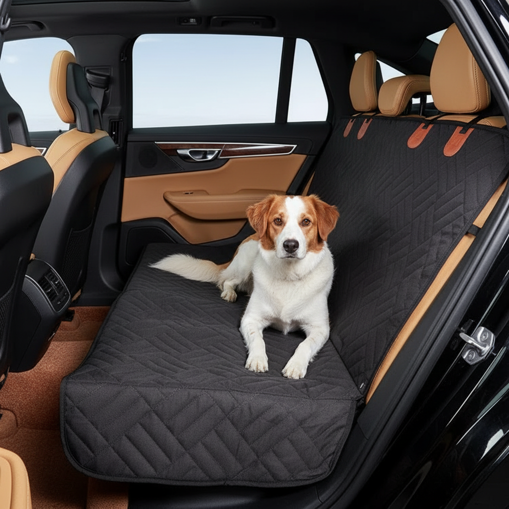 Nextybuy™ Back Seat Extender & Dog Car Seat Cover