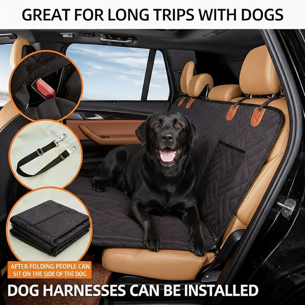 Nextybuy™ Back Seat Extender & Dog Car Seat Cover